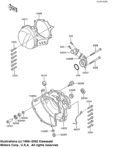  Engine covers / water pump