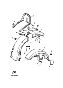 XJ650S ﾌﾛﾝﾄﾌｴﾝﾀﾞ. ﾘﾔﾌｴﾝﾀﾞ