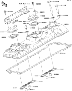 ZG1400 Крышка головки цилиндров