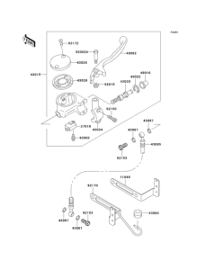 VN800 Главный тормозной цилиндр