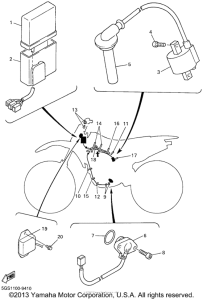 WR400FL Электрика