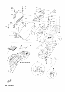 XT660Z (ABS) Пружина
