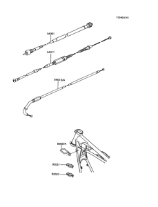 Z750 Тросы управления