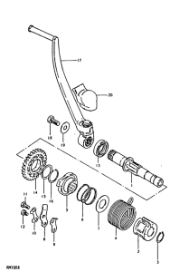 RM100 Ножной стартер