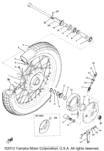 DT1E Переднее колесо