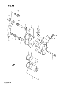TS200 Передний суппорт