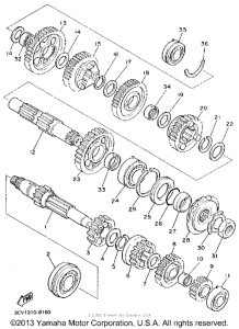 FJ1200W Трансмиссия
