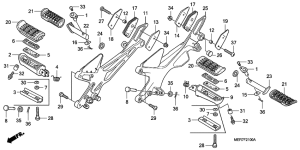 CBF600 (Naked) Ступень передачи