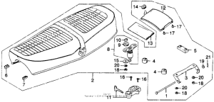 CB360 Сиденье