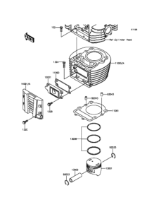 BJ250LFFA シリンダ / ピストン
