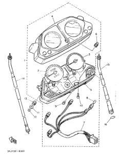 XT600Z Приборы