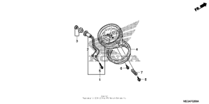 VT750CA Приборы