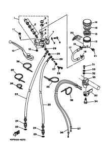 TZ250 Передний тормозной цилиндр