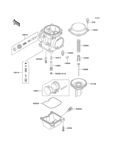 EN500 Детали карбюратора