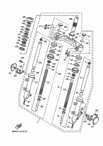 XC155 Передняя вилка
