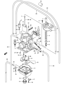 RM250 Carburetor assy