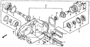 CB700SC Дифференциал