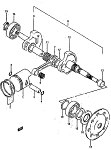 AH100 Вал коленчатый