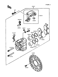  Передний тормоз