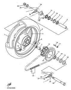 YZF-R1 Переднее колесо