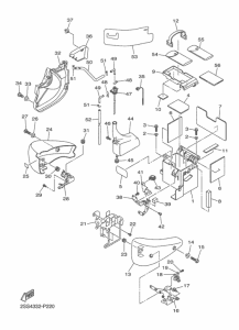 XVS1300CU Боковые обтекатели