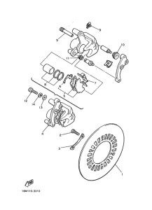 XS250 ﾌﾛﾝﾄﾌﾞﾚｰｷｷﾔﾘﾊﾟ