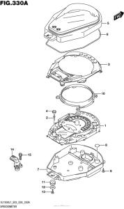 VL1500T Speedometer (Vl1500Bl7 E03)