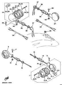 XV500 Поворотники