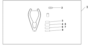 VTX1300S Leather tank belt
