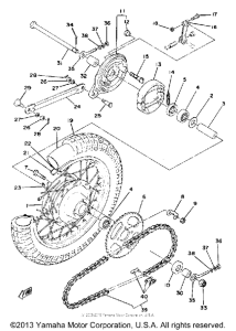 MX80G Переднее колесо