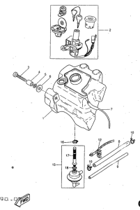 YQ50 Топливный бак