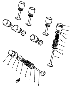 XS1100 Клапана