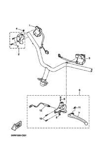CW50 Interruptor  manillar&palanc