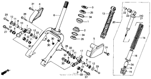SE50 Передняя вилка