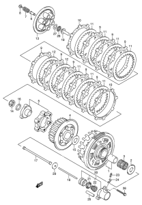 GSX1300R Бендикс