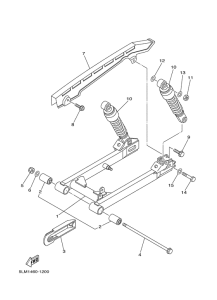 T105SE Rear arm. suspension