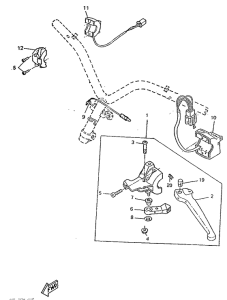 CW50RS Handle switch. lever