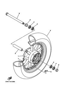 XV1700AT XV17ATS Transom + tube