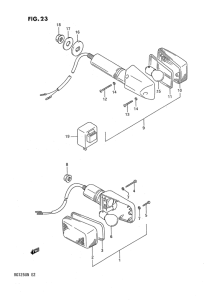 RG125 Поворотники