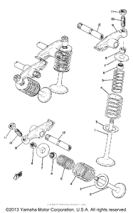 TX750A Valve - rocker arm