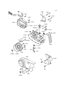 KH125 Крышки двигателя