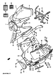 GSX-R1100 Cowling comp