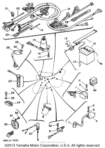 YSR50A Электрика