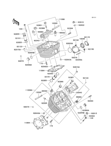 VN800 Головка цилиндров