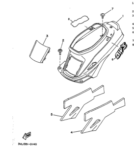 CW50 Side cover  /  oil tank