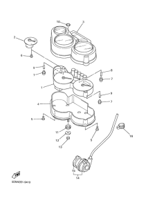 FZS600 Приборы