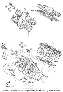 XVZ13DTC Головка цилиндров