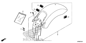 VT1300CS Заднее крыло