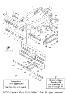 YZ125W1 Бугель