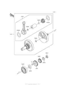 KL650 Коленвал